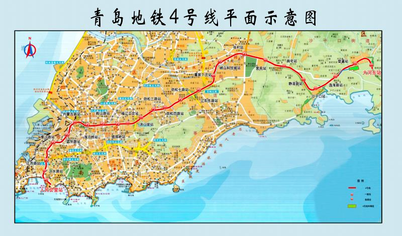 青岛地铁2号线西延段 4号线新进展来了-胶南信息港